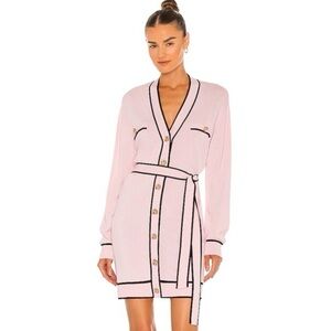 Lovers and friends revolve Natalie pink MISSING BELT dress size small